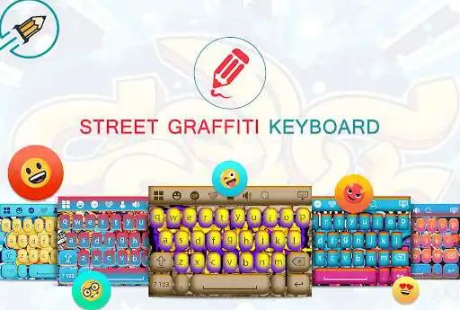 Play APK Street Graffiti Keyboard  and enjoy Street Graffiti Keyboard with UptoPlay keyboard.theme.k820001564