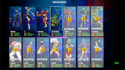 Play Street Heroes Fighting as an online game Street Heroes Fighting with UptoPlay