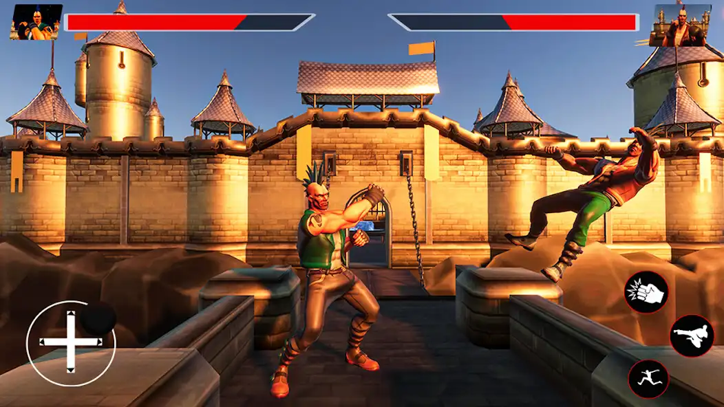 Play Street Mortal Karate Fight as an online game Street Mortal Karate Fight with UptoPlay