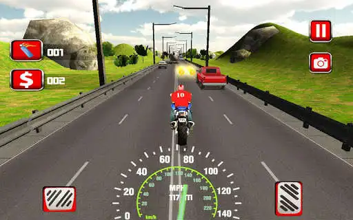 Play Street Moto Bike 3D Racing as an online game Street Moto Bike 3D Racing with UptoPlay