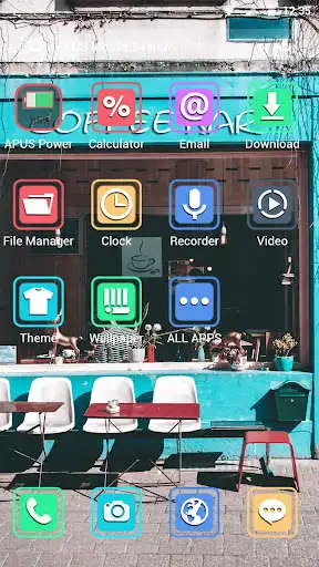 Play Street Old Cafe APUS Launcher theme as an online game Street Old Cafe APUS Launcher theme with UptoPlay