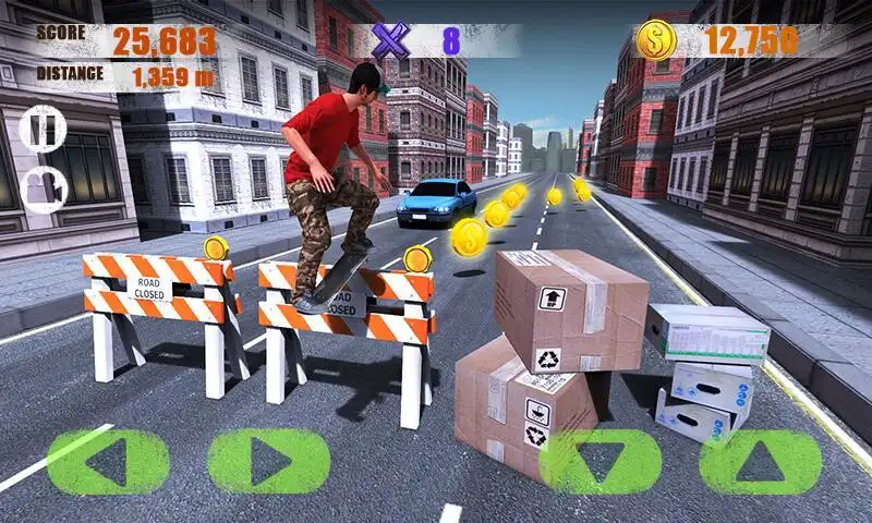 Play Street Skater 3D as an online game Street Skater 3D with UptoPlay