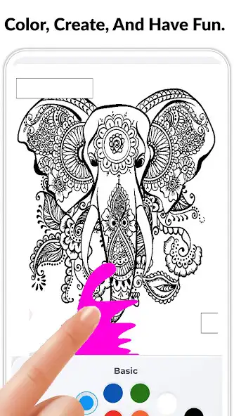 Play Stress  Relief Coloring Adult as an online game Stress  Relief Coloring Adult with UptoPlay