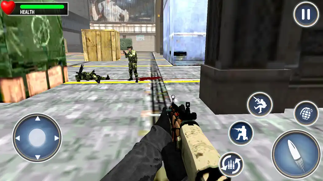 Play Strike: Offline Shooting Games as an online game Strike: Offline Shooting Games with UptoPlay
