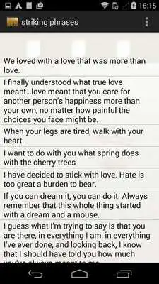 Play striking phrases