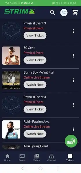 Play Strima as an online game Strima with UptoPlay