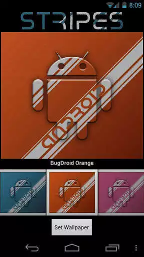 Play APK Striped Android Wallpaper  and enjoy Striped Android Wallpaper with UptoPlay com.jsinlegacy.stripes