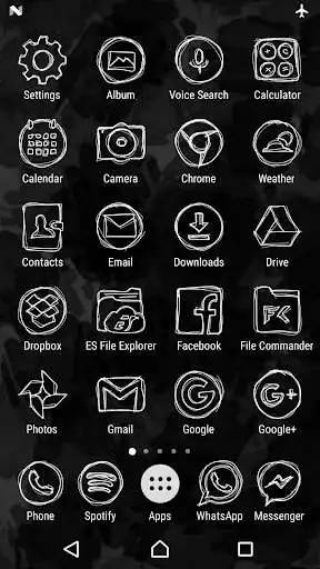 Play APK Strokes in White - IconPack  and enjoy Strokes in White - IconPack with UptoPlay com.jago.strokes.white.demo