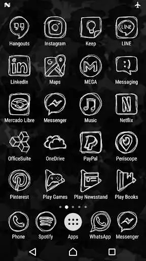 Play APK Strokes in White - IconPack  and enjoy Strokes in White - IconPack with UptoPlay com.jago.strokes.white.demo