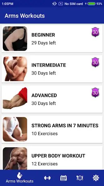 Play Strong Arm Workout in 30 Days - Biceps Exercises  and enjoy Strong Arm Workout in 30 Days - Biceps Exercises with UptoPlay