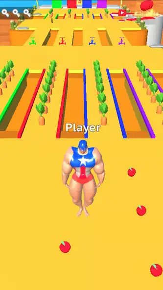 Play Strong Muscle Man Run Race  and enjoy Strong Muscle Man Run Race with UptoPlay