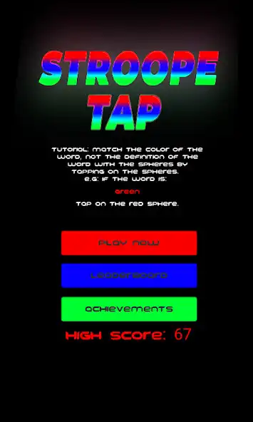 Play Stroope Tap - Brain Teaser  and enjoy Stroope Tap - Brain Teaser with UptoPlay