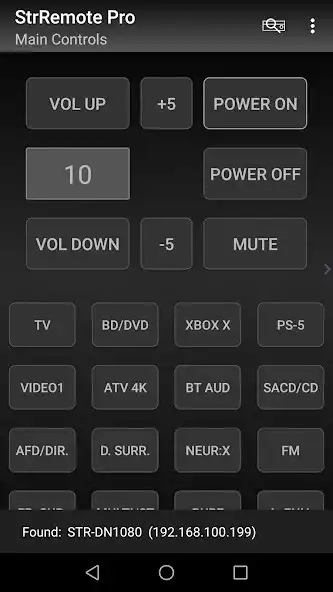 Play StrRemote Pro – for Sony AVRs  and enjoy StrRemote Pro – for Sony AVRs with UptoPlay