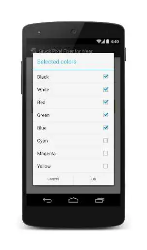 Play Stuck Pixel Fixer for Wear