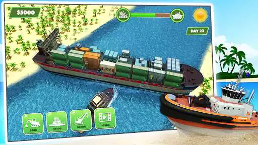 Play Stuck Ship: Boat Games 2D as an online game Stuck Ship: Boat Games 2D with UptoPlay