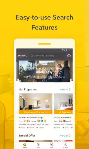 Play Student.com: Search and book student accommodation  and enjoy Student.com: Search and book student accommodation with UptoPlay