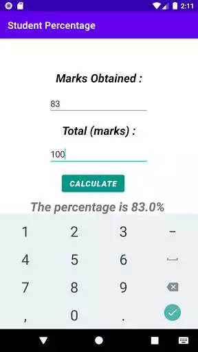 Play Student percentage calculator  and enjoy Student percentage calculator with UptoPlay