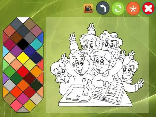 Play Students coloring book