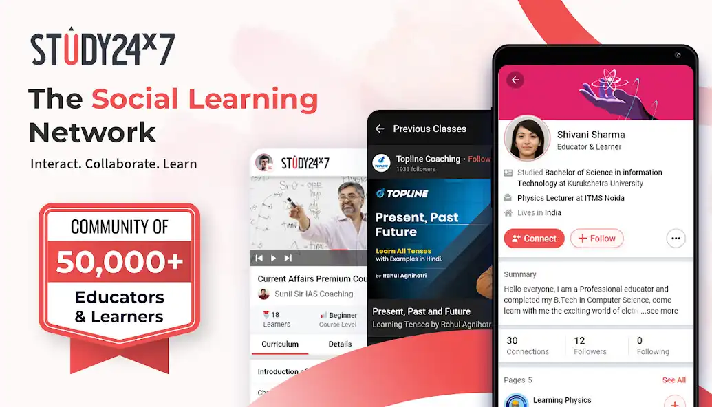 Play Study24x7 Social Learning App  and enjoy Study24x7 Social Learning App with UptoPlay