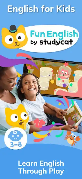 Play Studycat: Kids Learn English  and enjoy Studycat: Kids Learn English with UptoPlay