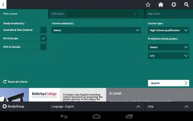 Play Study Group Course Finder