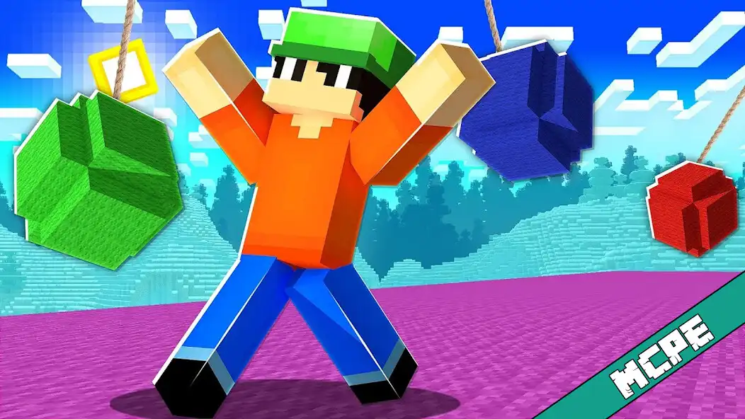 Play Stumble Guys: Minecraft Mcpe as an online game Stumble Guys: Minecraft Mcpe with UptoPlay