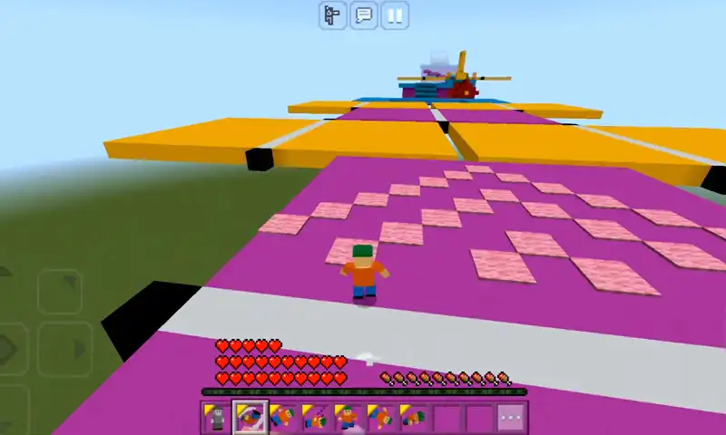 Play Stumble Guys Mod Minecraft as an online game Stumble Guys Mod Minecraft with UptoPlay