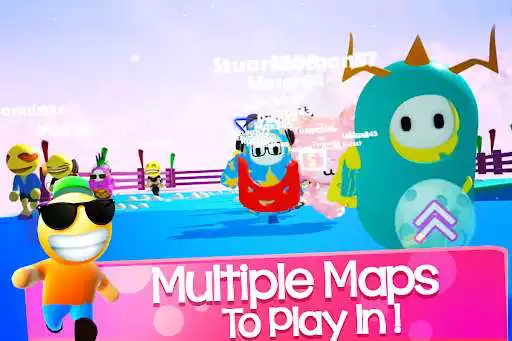 Play Stumble Run Guys Knockout Royale as an online game Stumble Run Guys Knockout Royale with UptoPlay