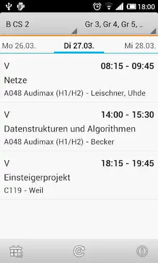 Play Stundenplan H-BRS FB02  and enjoy Stundenplan H-BRS FB02 with UptoPlay
