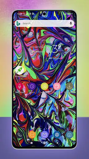 Play Stunning Colourful Theme for Monadon Launcher  and enjoy Stunning Colourful Theme for Monadon Launcher with UptoPlay