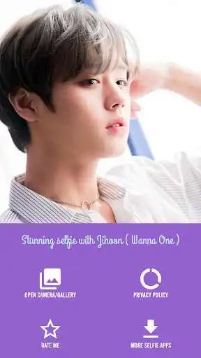 Play Stunning selfie with Jihoon ( Wanna One ) as an online game Stunning selfie with Jihoon ( Wanna One ) with UptoPlay