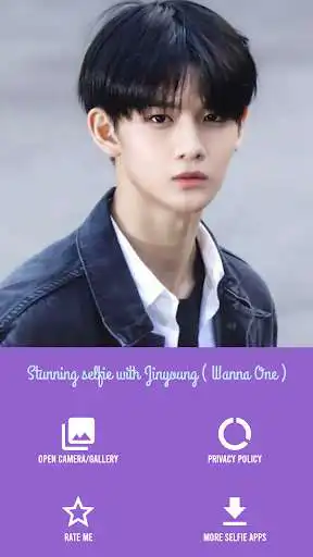Play Stunning selfie with Jinyoung ( Wanna One ) as an online game Stunning selfie with Jinyoung ( Wanna One ) with UptoPlay