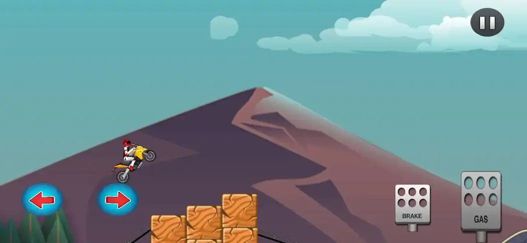 Play Stunt Bike Racing 2D as an online game Stunt Bike Racing 2D with UptoPlay