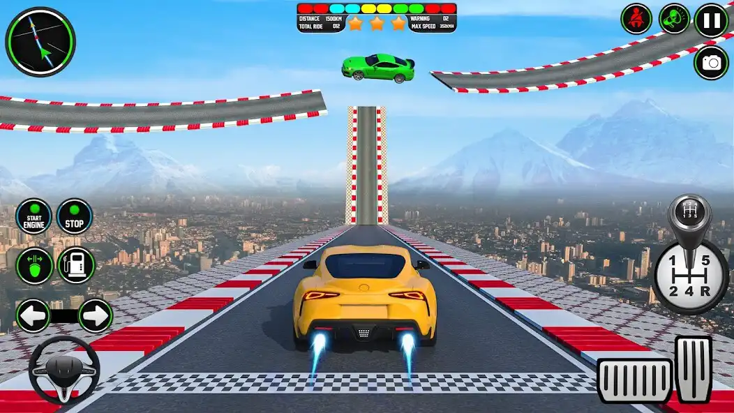 Play Stunt Car Games: Mega Ramp Car as an online game Stunt Car Games: Mega Ramp Car with UptoPlay