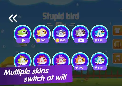 Play Stupid Square Bird as an online game Stupid Square Bird with UptoPlay