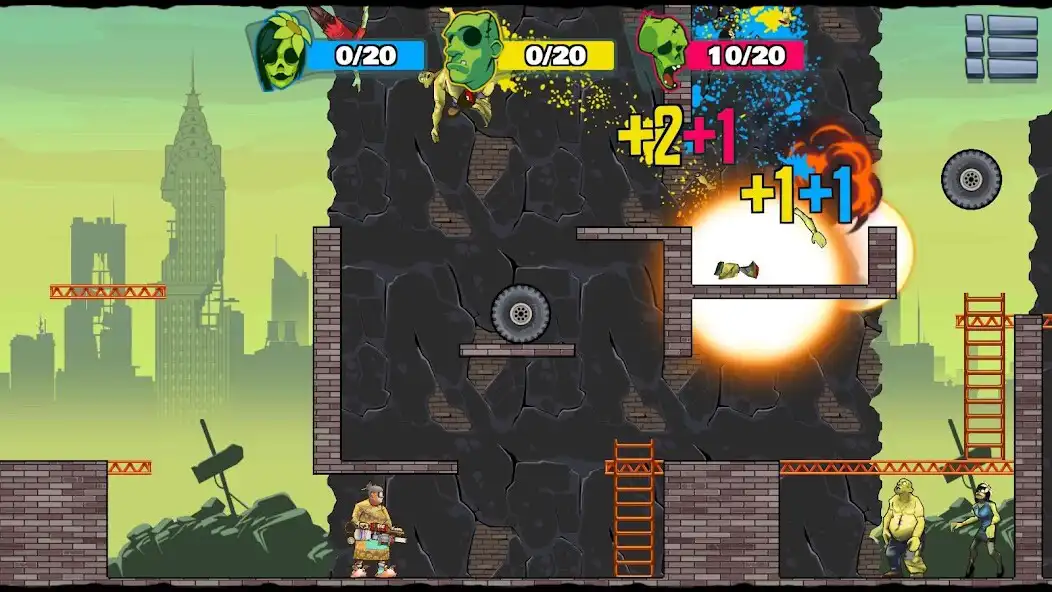 Play Stupid Zombies 3 as an online game Stupid Zombies 3 with UptoPlay