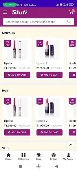 Play Stuti Online Cosmetics Shoping  and enjoy Stuti Online Cosmetics Shoping with UptoPlay