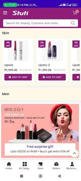 Play Stuti Online Cosmetics Shoping as an online game Stuti Online Cosmetics Shoping with UptoPlay