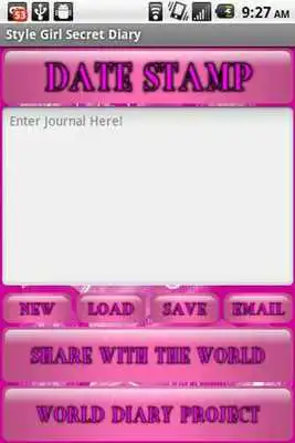 Play Style Fashion Girl Diary