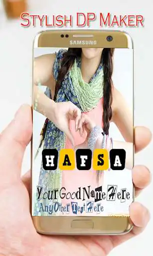 Play Stylish DP Maker With Name  2021  and enjoy Stylish DP Maker With Name  2021 with UptoPlay