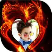 Free play online Stylish Fire Photo Frame APK