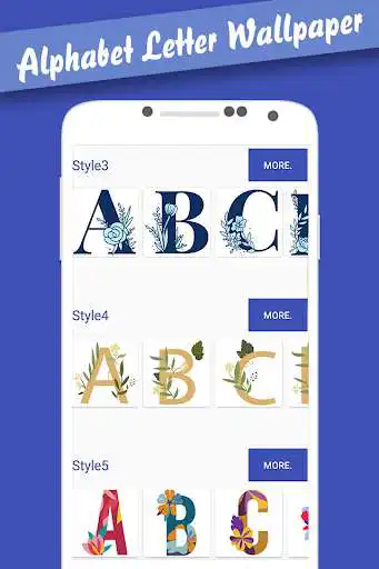 Play Stylish Letter Wallpaper as an online game Stylish Letter Wallpaper with UptoPlay
