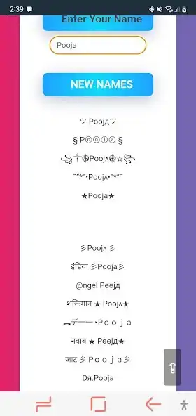 Play Stylish Names as an online game Stylish Names with UptoPlay