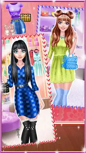 Play Stylish Sisters - Fashion Game as an online game Stylish Sisters - Fashion Game with UptoPlay