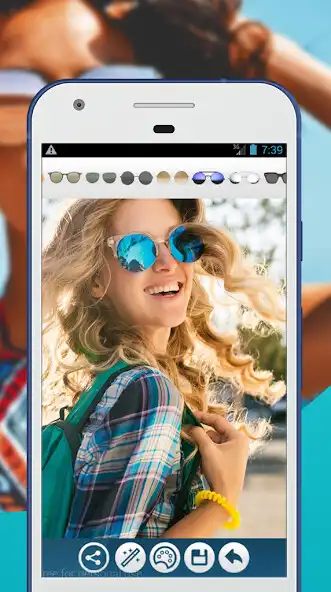 Play Stylish Sunglasses Photo Editor