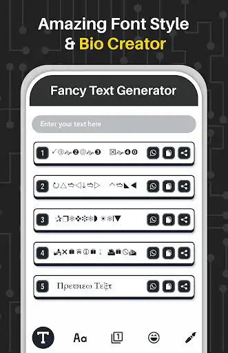 Play Stylish Text - Cool Chat Style Fonts  and enjoy Stylish Text - Cool Chat Style Fonts with UptoPlay