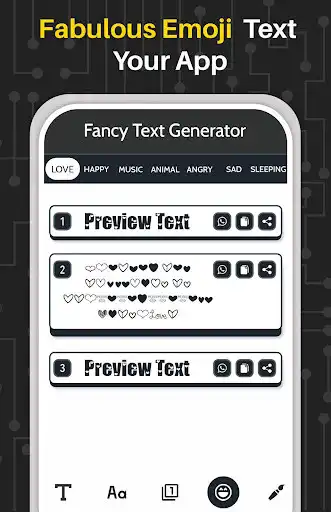 Play Stylish Text - Cool Chat Style Fonts as an online game Stylish Text - Cool Chat Style Fonts with UptoPlay