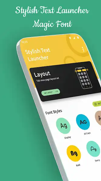 Play Stylish Text Launcher : Magic Font  and enjoy Stylish Text Launcher : Magic Font with UptoPlay