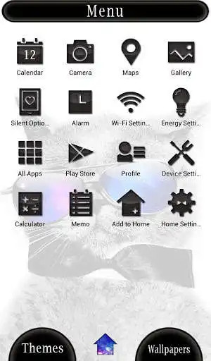 Play APK Stylish Wallpaper Cool Cat x Galaxy Theme  and enjoy Stylish Wallpaper Cool Cat x Galaxy Theme with UptoPlay jp.co.a_tm.android.plus_coolcat_galaxy