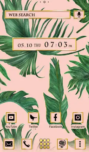 Play APK Stylish Wallpaper Pink Palm Theme  and enjoy Stylish Wallpaper Pink Palm Theme with UptoPlay jp.co.a_tm.android.plus_pink_palm